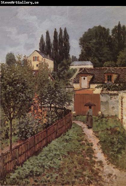 Alfred Sisley Garden Path in Louveciennes